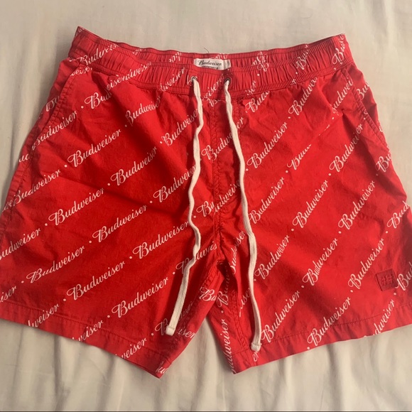 budweiser swim trunks pacsun